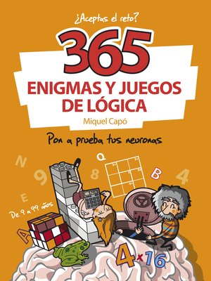 cover image of 365 enigmas y juegos de lógica